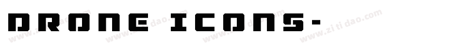 Drone Icons字体转换